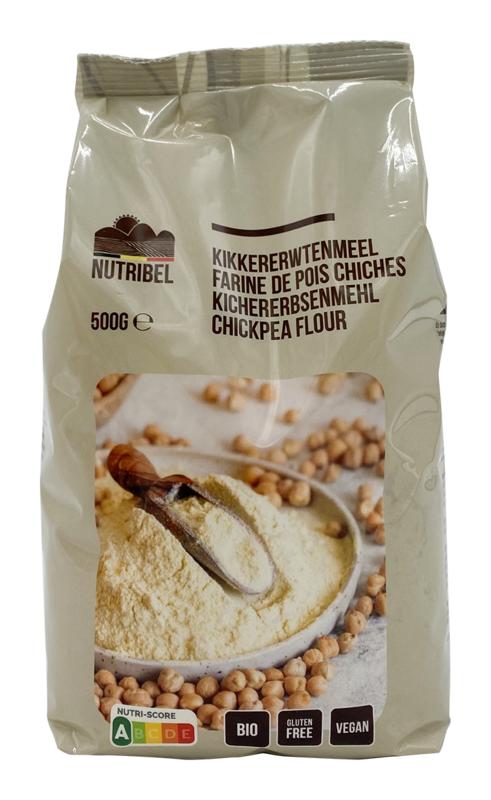 Nutribel Kikkererwtenmeel Glutenvrij Bio