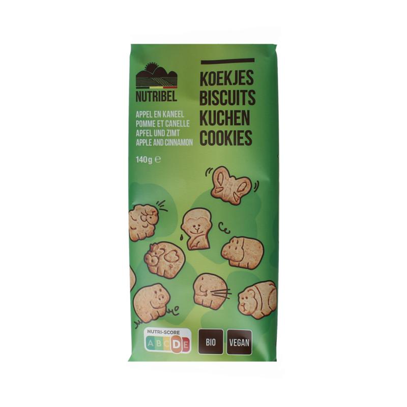 Nutribel Kinderkoekjes Appel Kaneel Bio