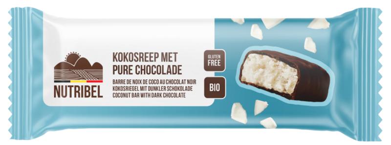 Nutribel Kokosreep Met Pure Chocolade Bio
