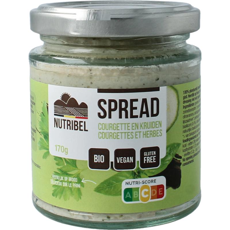 Nutribel Kruiden Spread Glutenvrij Bio