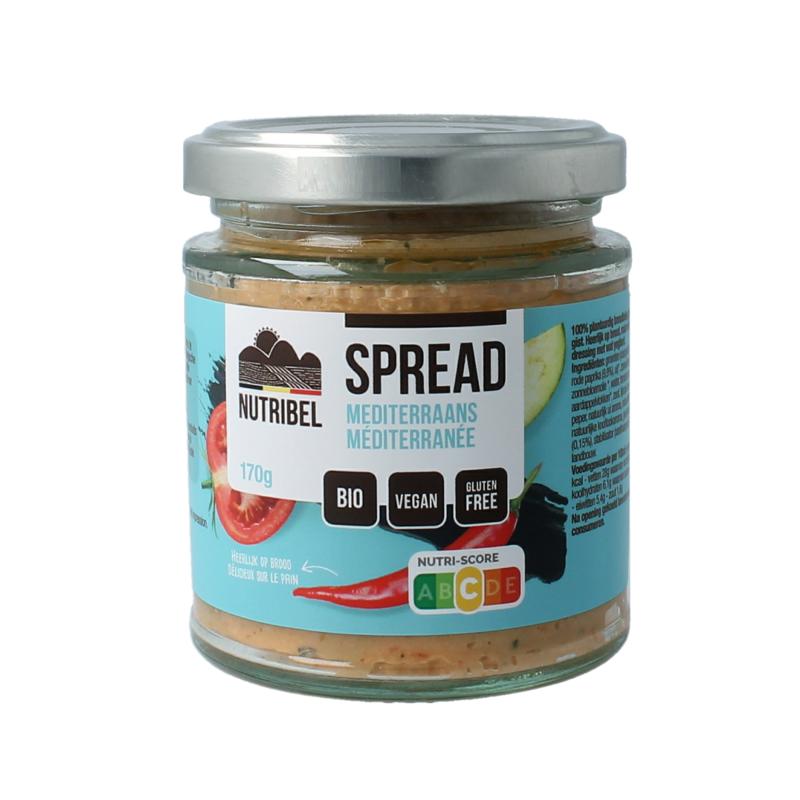 Nutribel Mediterraans Spread Glutenvrij Bio