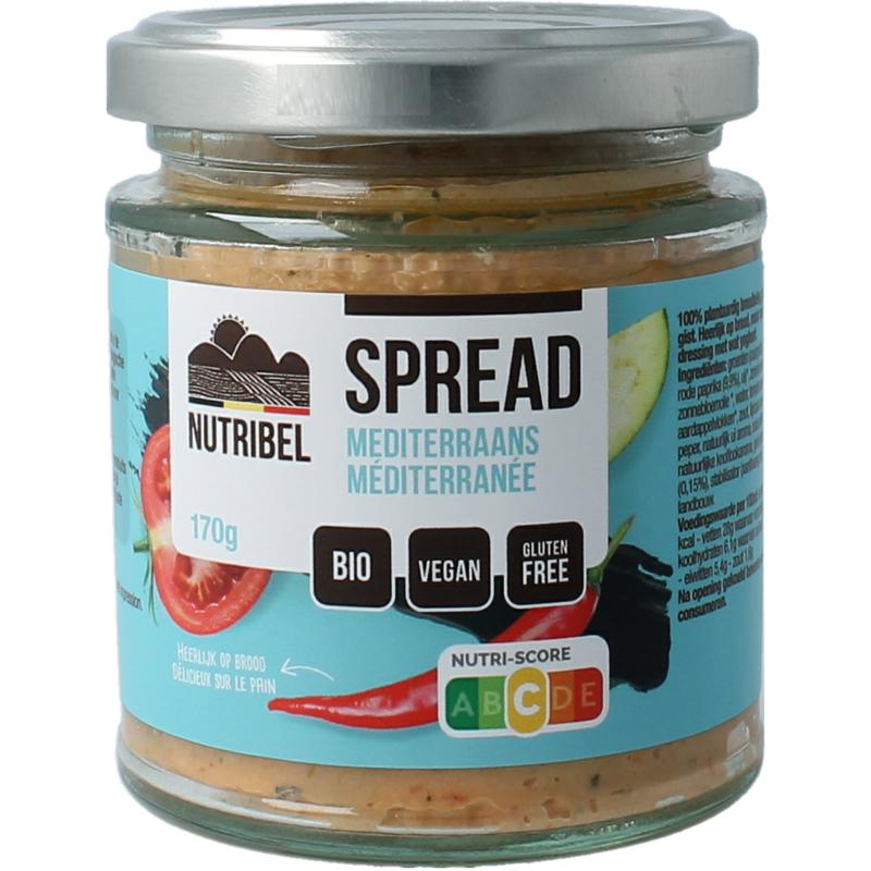 Nutribel Mediterraans Spread Glutenvrij Bio