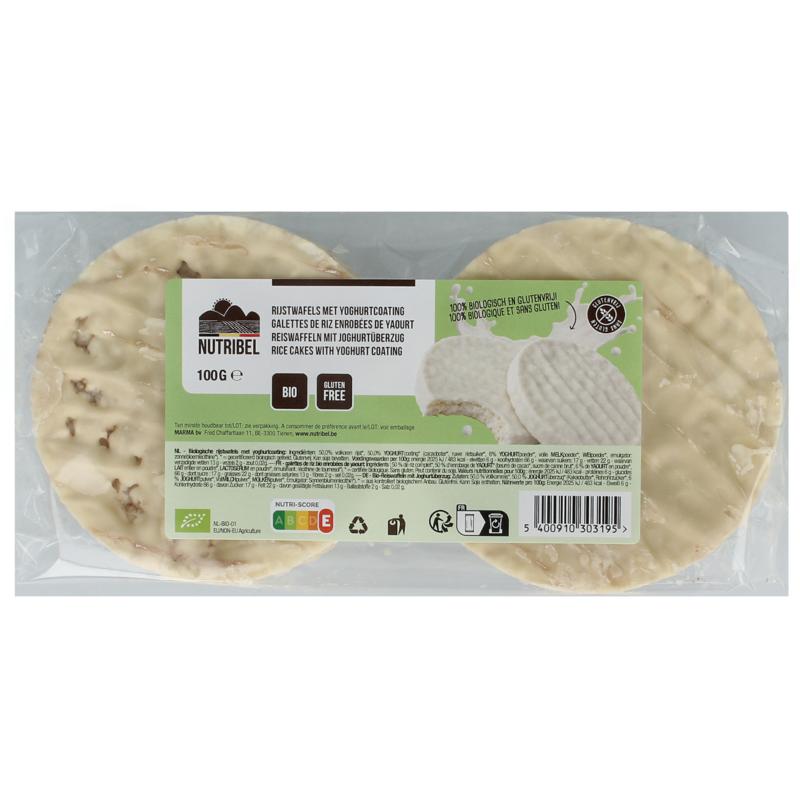 Nutribel Rijstwafels Yoghurt Coat Bio