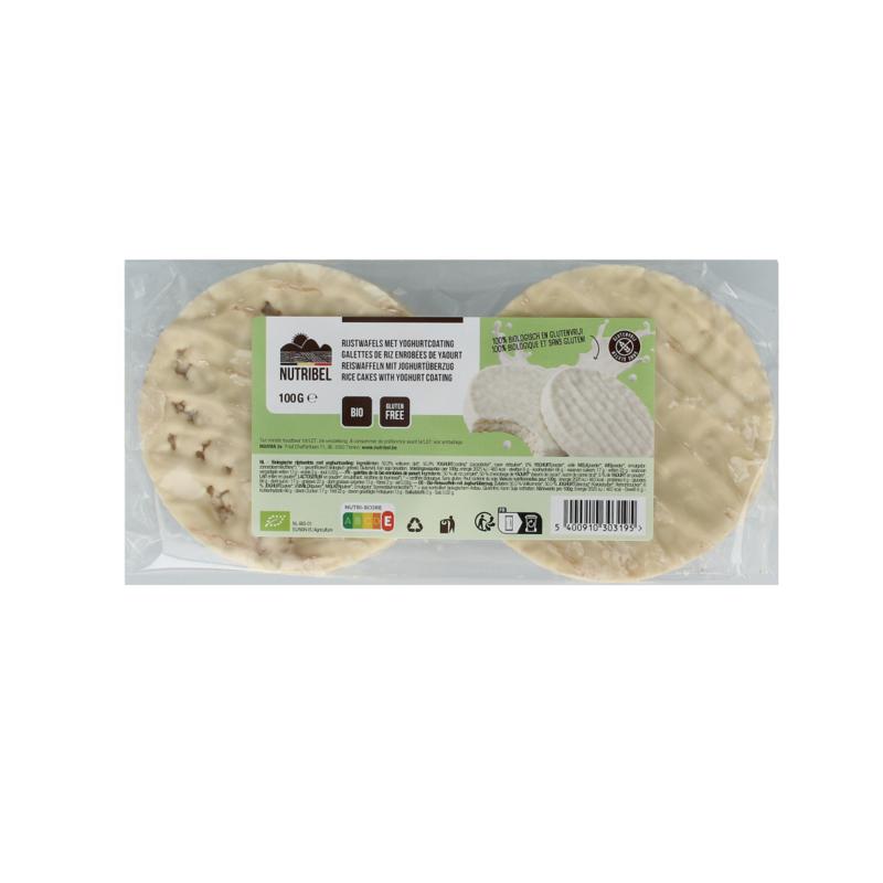 Nutribel Rijstwafels Yoghurt Coat Bio