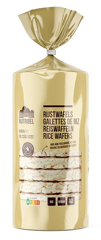 Nutribel Rijstwafels Zonder Zout Glutenvrij Bio