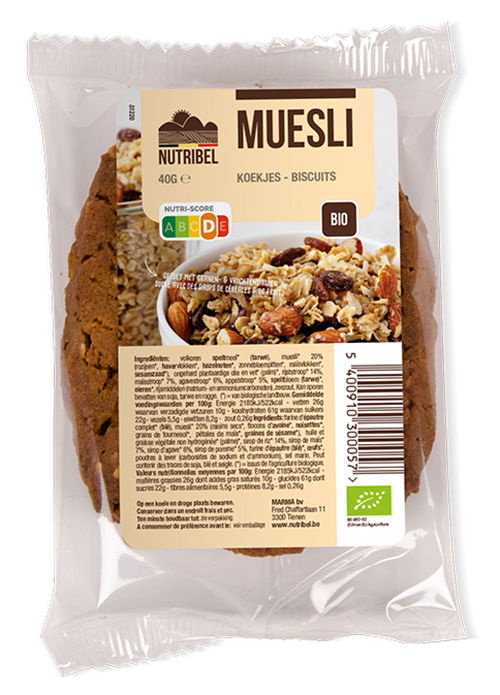 Nutribel Spel Mueslikoek Bio