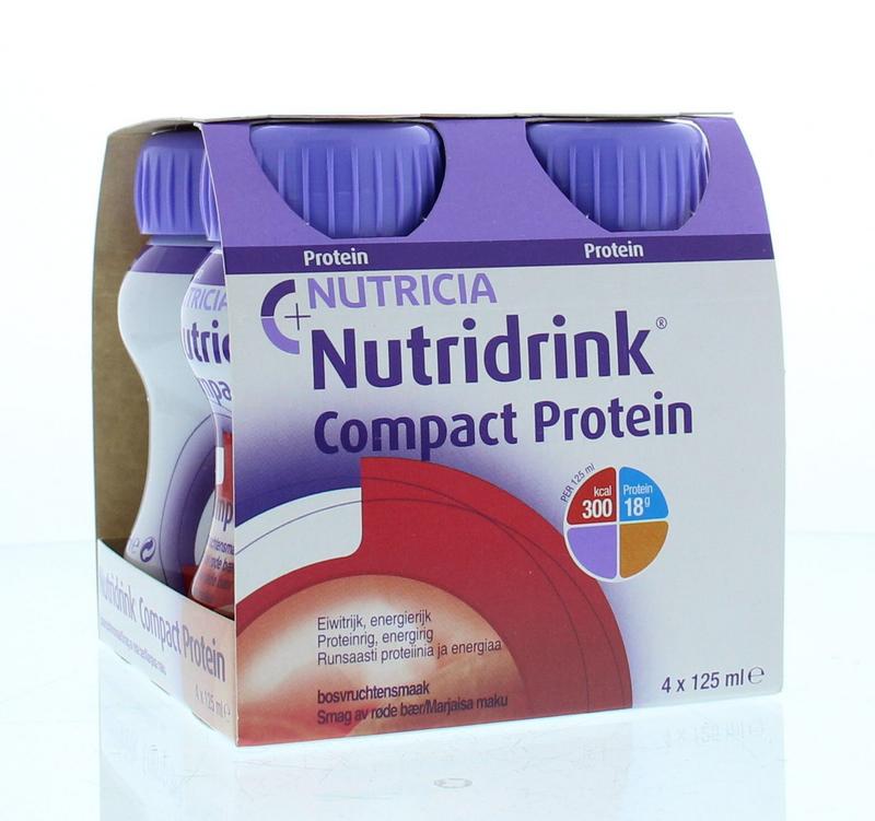Nutridrink Compact Protein Rode Vruchten 125 Gram