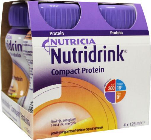 Nutridrink Compact Proteine Perzikmango 125Ml