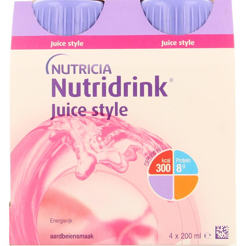 Nutridrink Juice Style Aardbei 200Ml