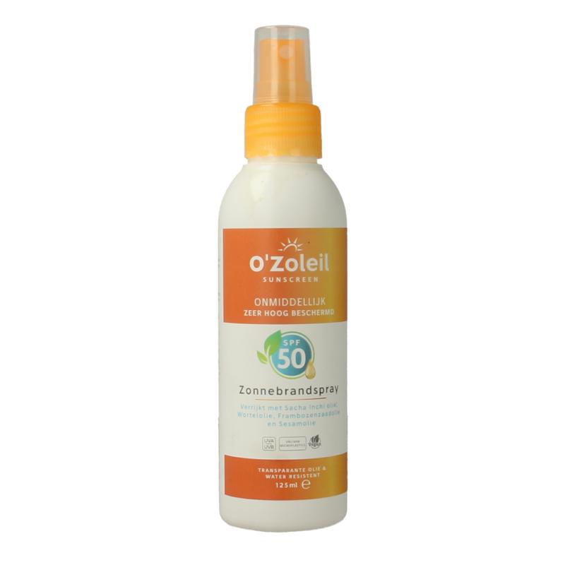 O'zoleil Zonnebrandspray Spf50