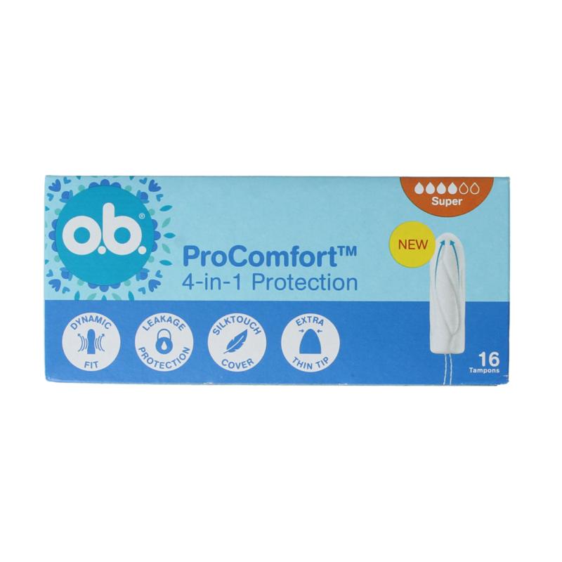 Ob Tampons  Pro Comfort Advanced Super