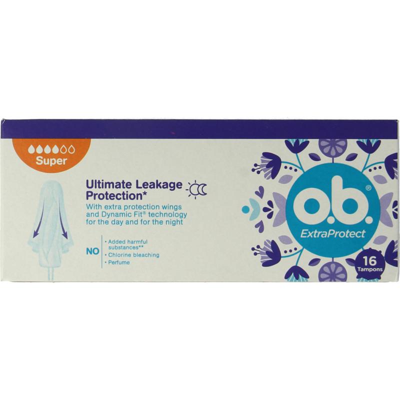 Ob Tampons Extra Protect Super