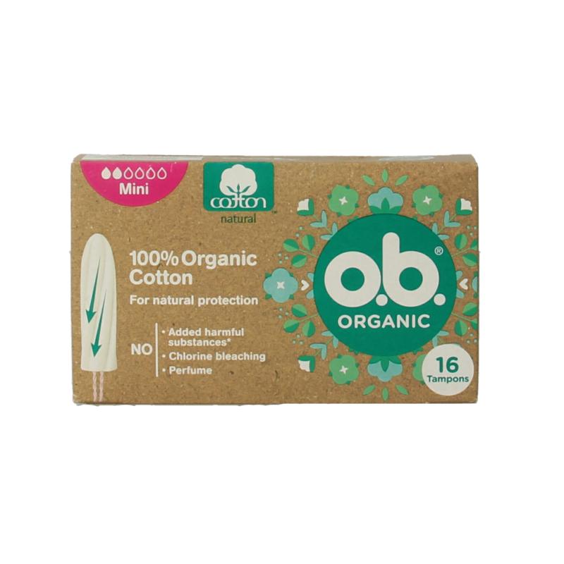 Ob Tampons Organic Mini