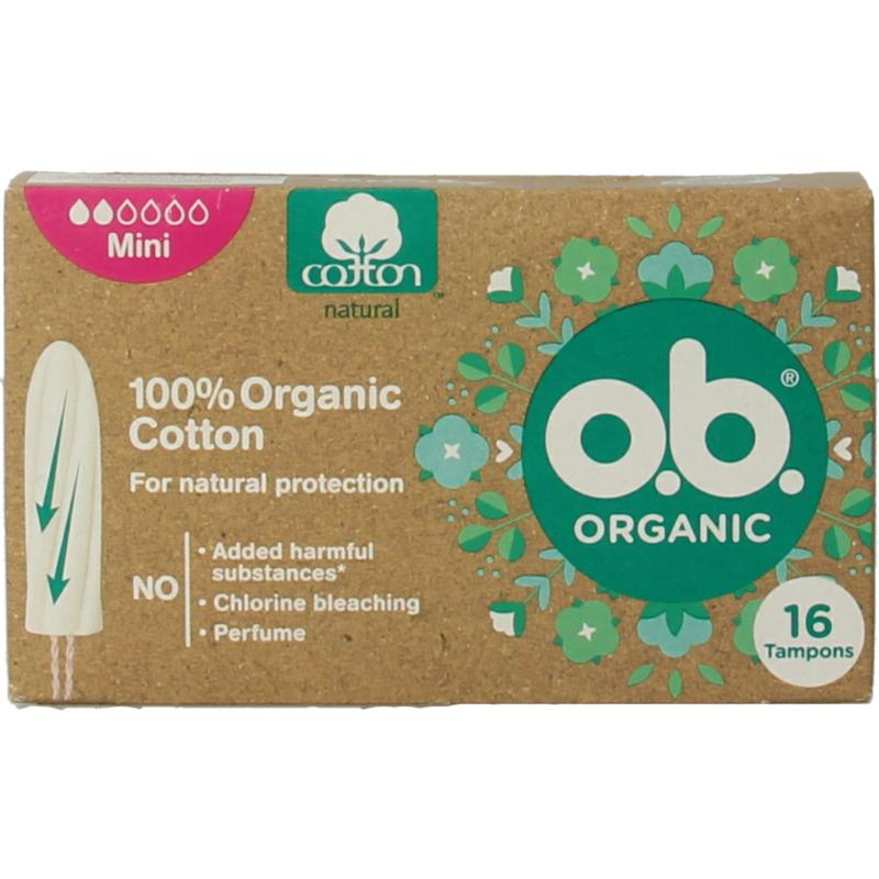 Ob Tampons Organic Mini