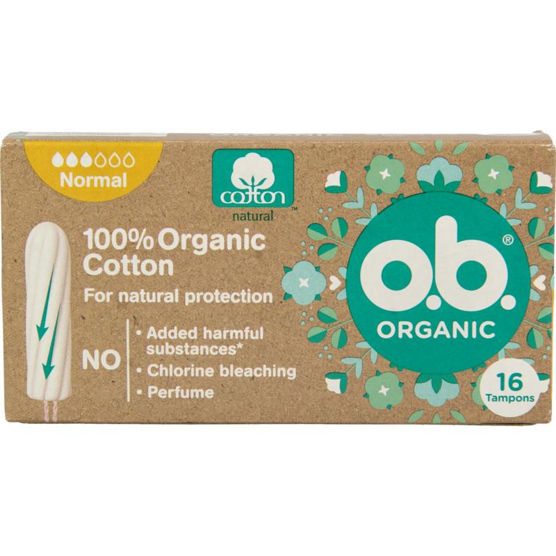 Ob Tampons Organic Normal