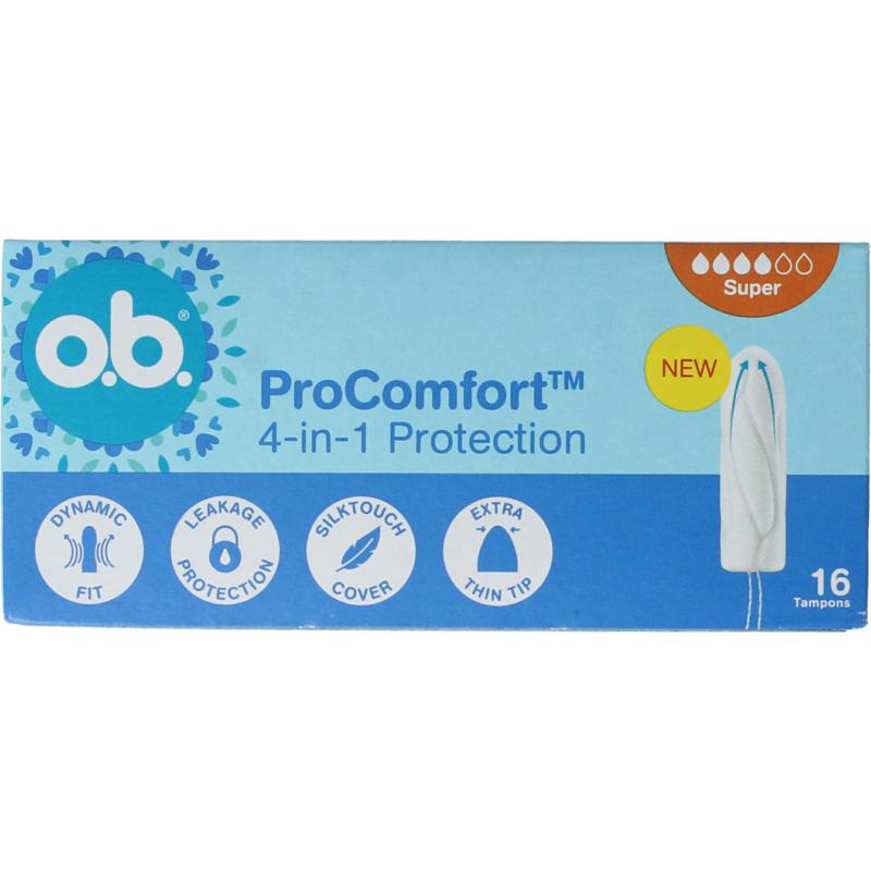Ob Tampons Pro Comfort Advanced Super