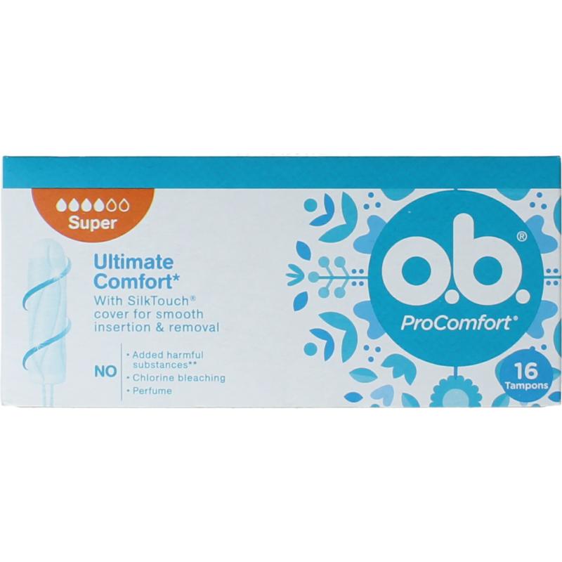 Ob Tampons Procomfort Super