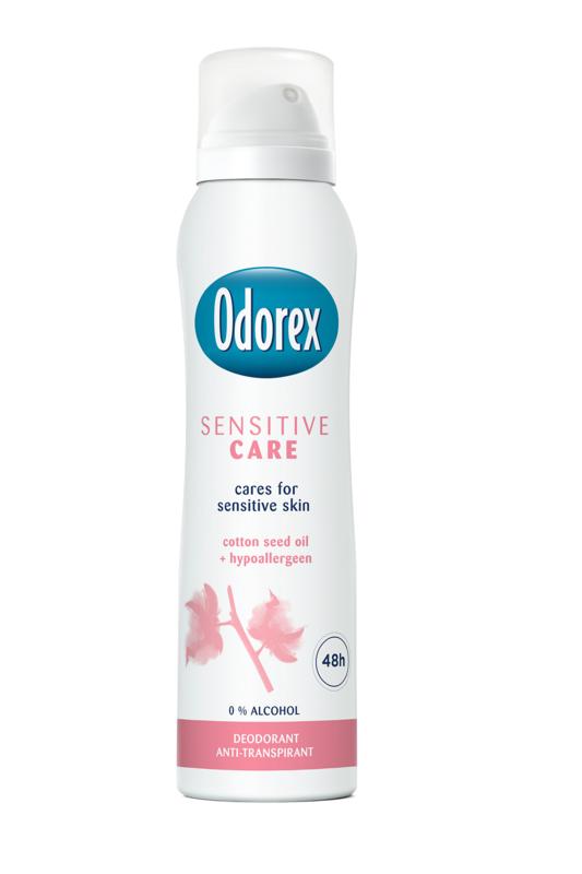 Odorex Body Heat Responsive Spray Sensitive Care