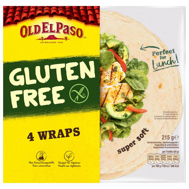 Old El Paso Tortilla Wraps Xl Glutenvrij
