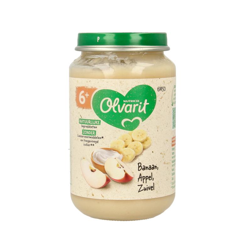 Olvarit Banaan Appel Yoghurt 6M50