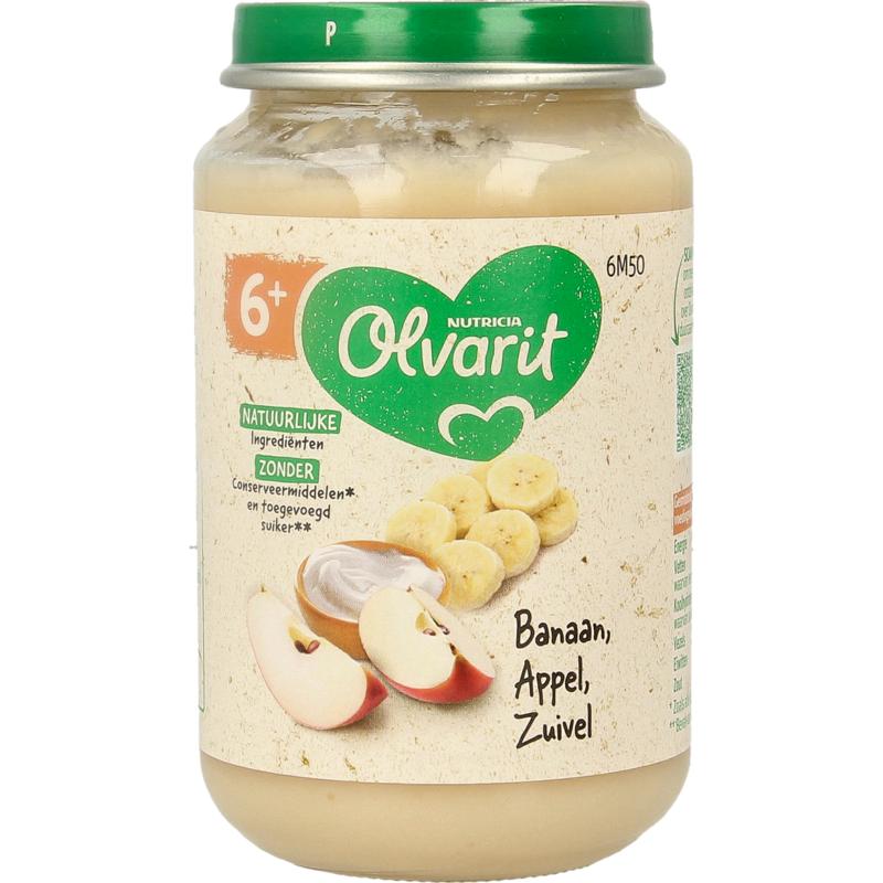 Olvarit Banaan Appel Yoghurt 6M50