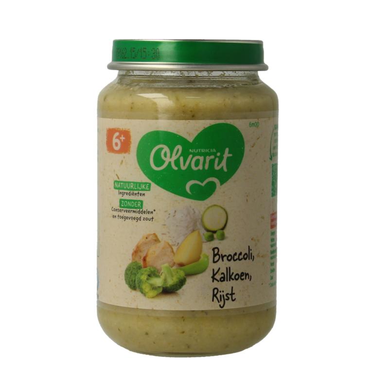 Olvarit Broccoli Kalkoen Rijst 6M00
