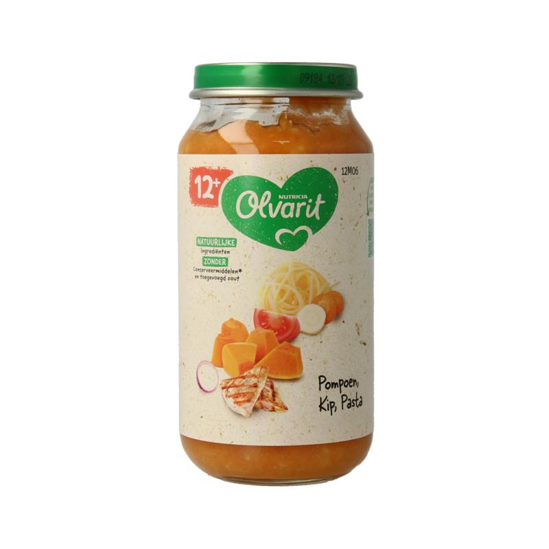 Olvarit Pompoen Kip Pasta 12M06
