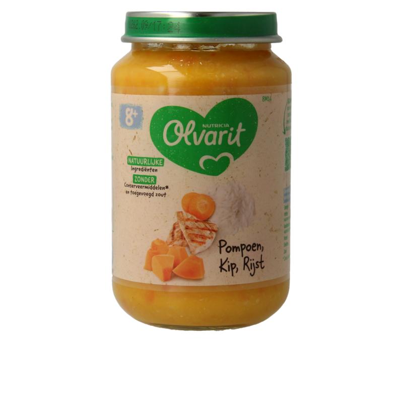 Olvarit Pompoen Kip Rijst 8M14