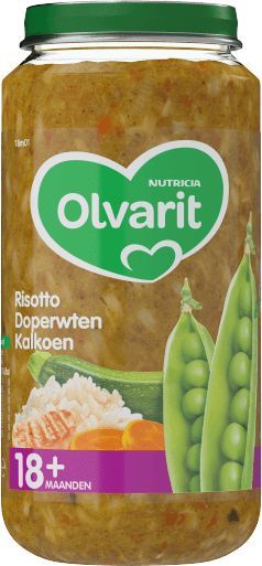 Olvarit Risotto Doperwten Kalkoen 18M01