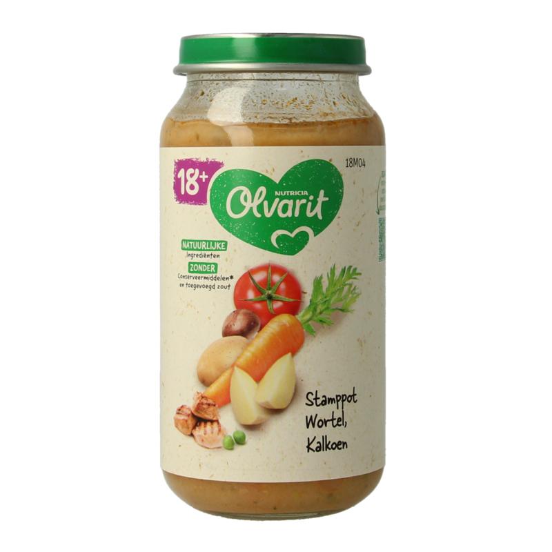 Olvarit Stamppot Wortel Kalkoen 18M04