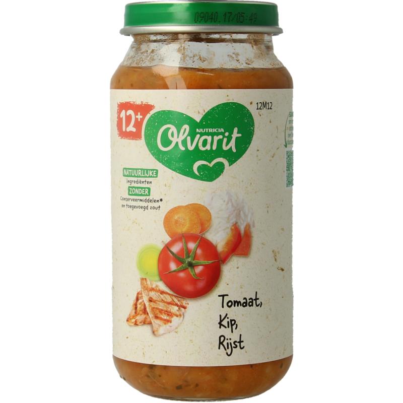 Olvarit Tomaat Kip Rijst 12M12