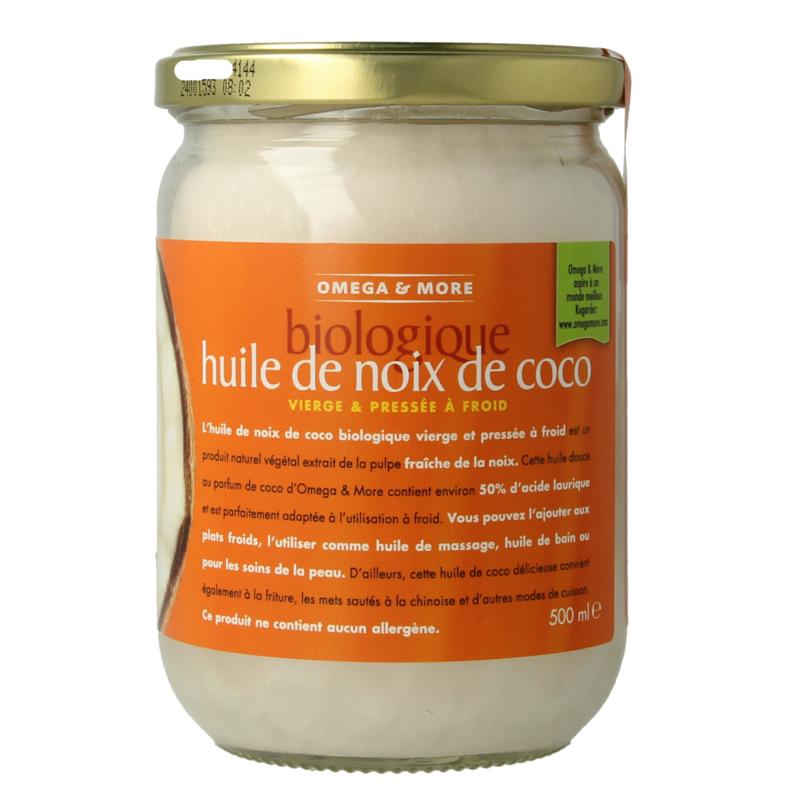 Omega&More Kokosolie Extra Virgin Bio 500Ml Pot