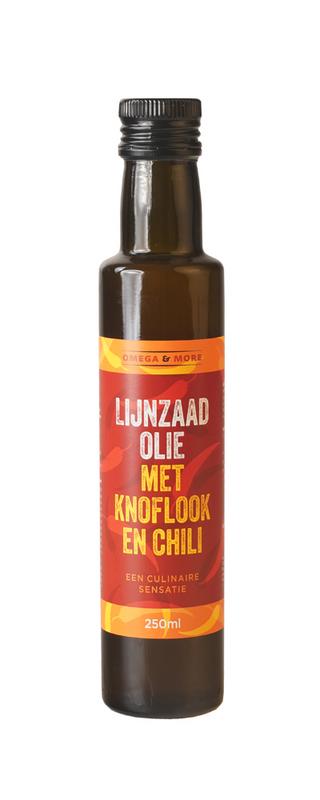 Omega&More Lijnzaadolie Garlic Chilly