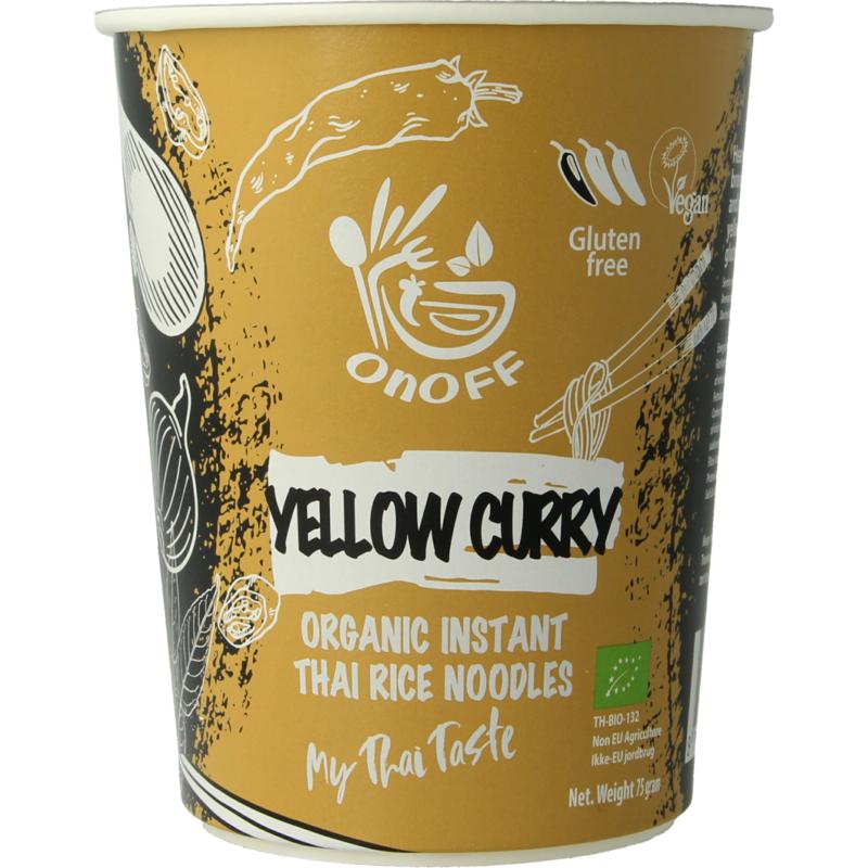 Onoff Instant Noodlesoup Yellow Curry Bio