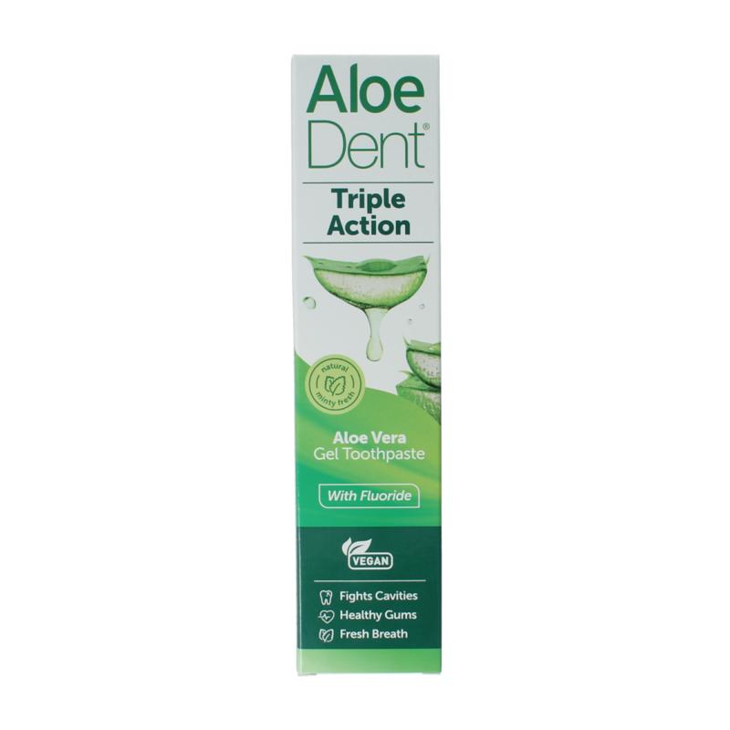 Aloe Dent Tandpasta Aloe Vera Triple Action With Fluor