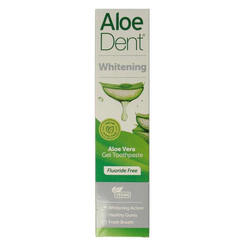 Aloe Dent Tandpasta Aloe Vera Whitening Fluor Free
