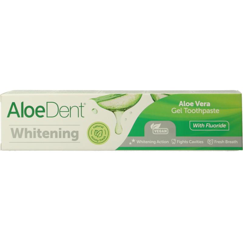 Aloe Dent Tandpasta Aloe Vera Whitening With Fluor