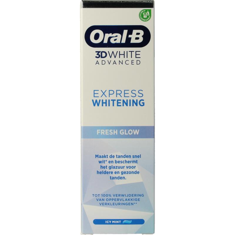 Oral B Tandpasta 3D White Advanced Expres Fresh Whitening