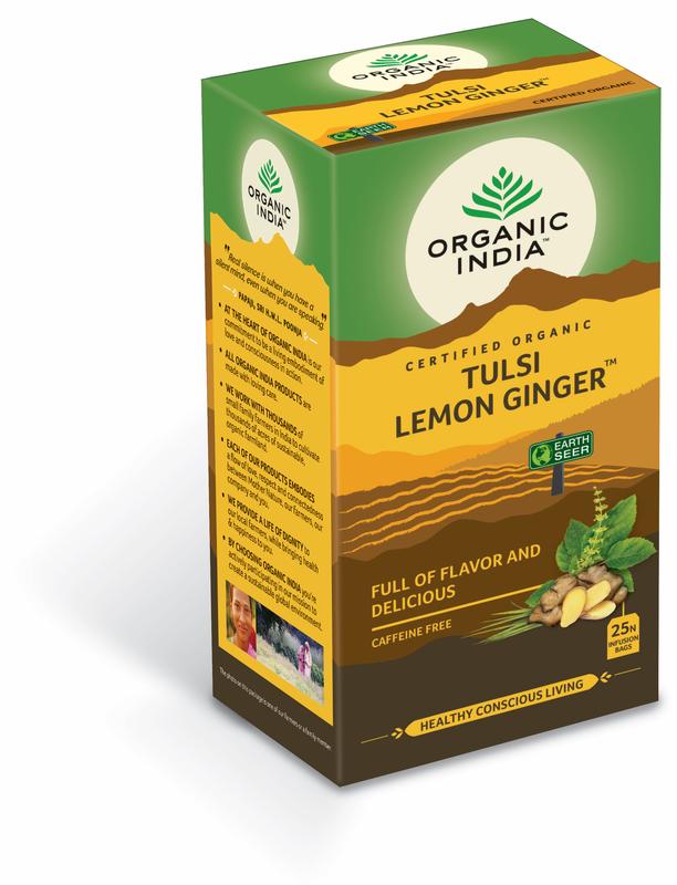 Organic India Tulsi Lemon Ginger Thee Bio