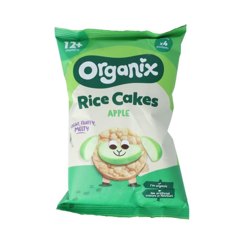 Organix Luchtige Rijstwafeltjes Appel 7+M Bio