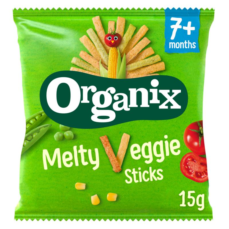 Organix Veggie Groente Sticks 7 Maanden Bio