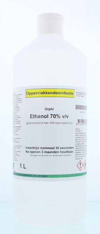 Orphi Alcohol Ethanol 70% Gedenatureerd 10%