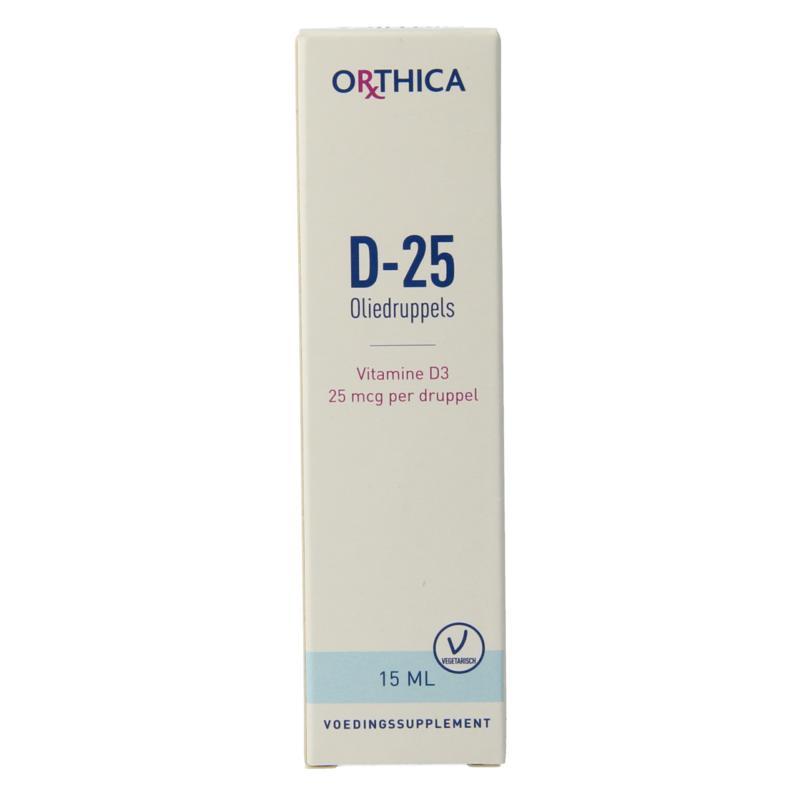 Orthica Vitamine D-25 Olie Druppels
