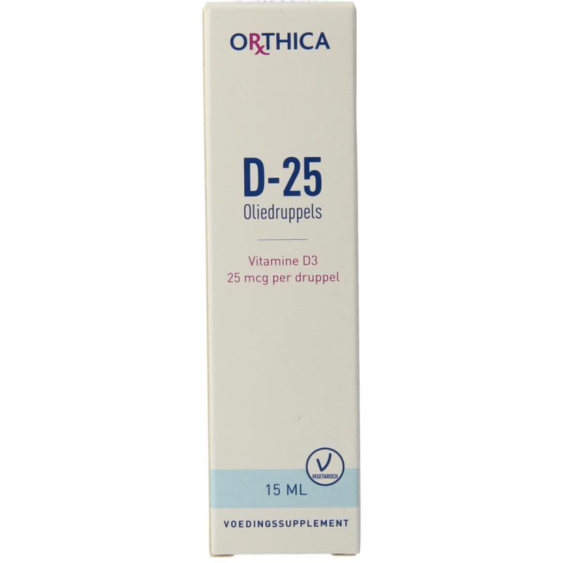 Orthica Vitamine D-25 Olie Druppels