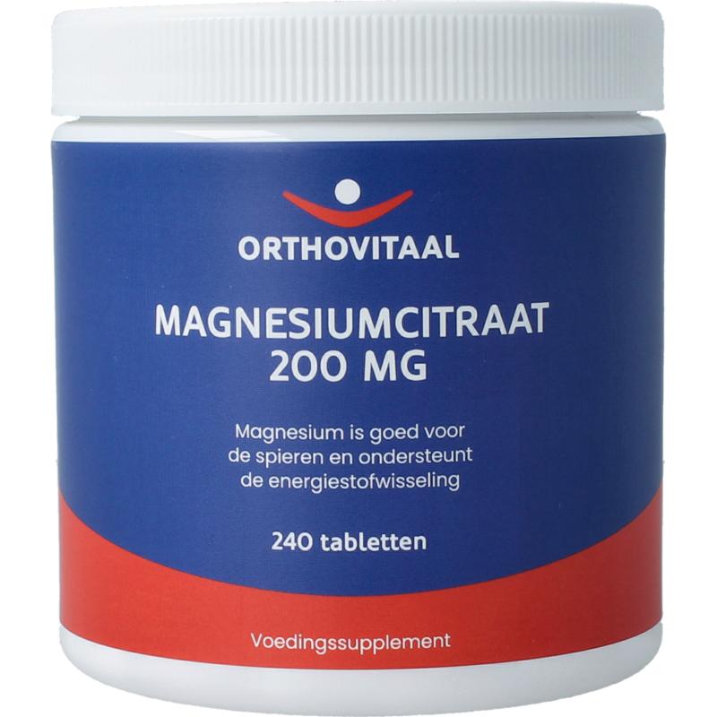 Orthovitaal Magnesium Citraat 200Mg