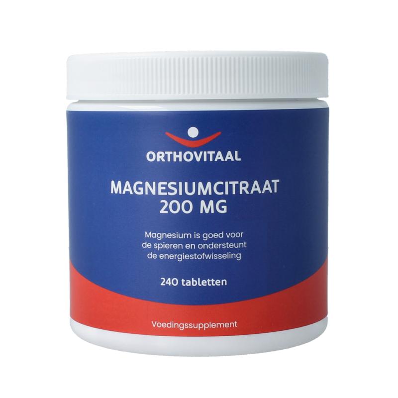 Orthovitaal Magnesium Citraat 200Mg