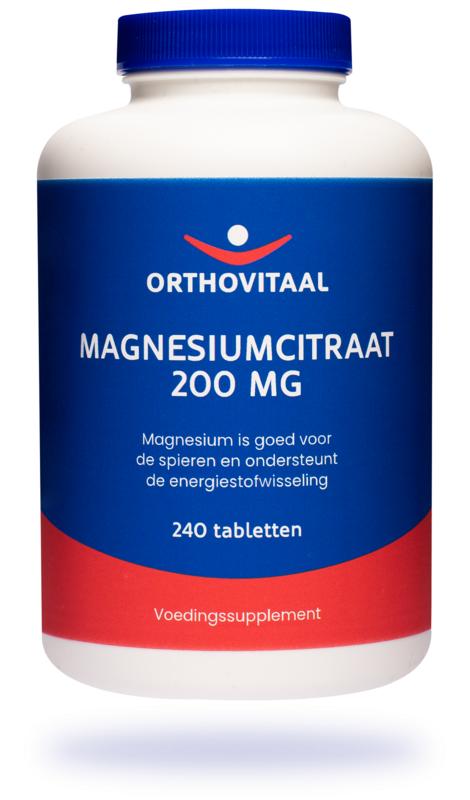 Orthovitaal Magnesium Citraat 200Mg