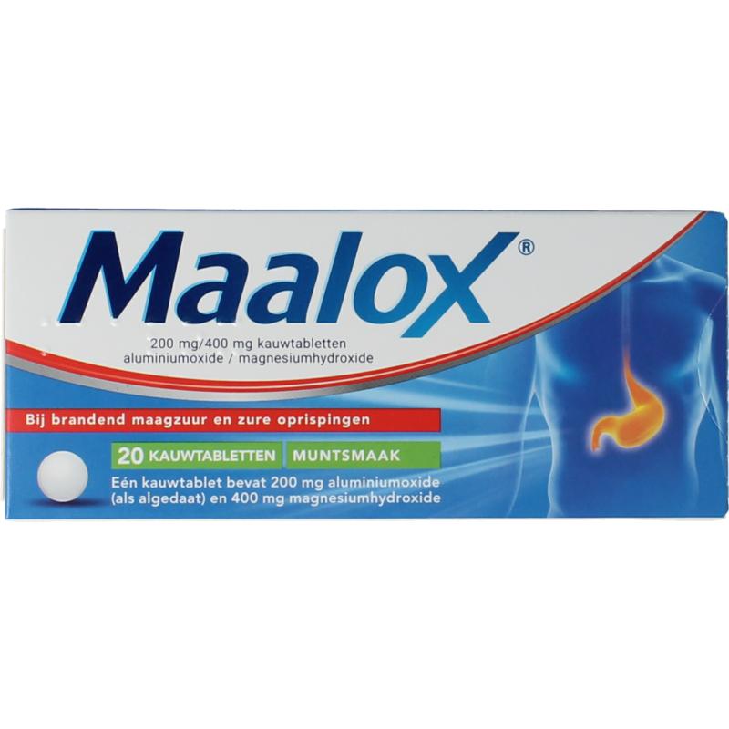 Maalox Kauwtabletten 200400Mg