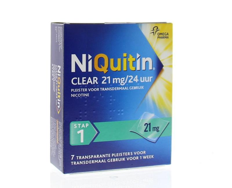 Niquitin Stap Clear 21Mg24 Uur