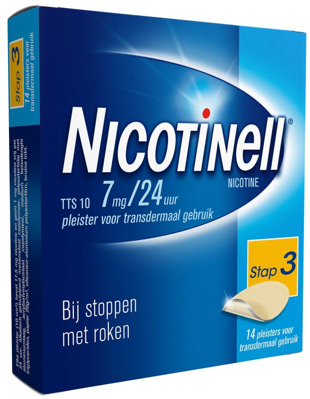 Nicotinell Pleisters Tts10 7Mg Novartis